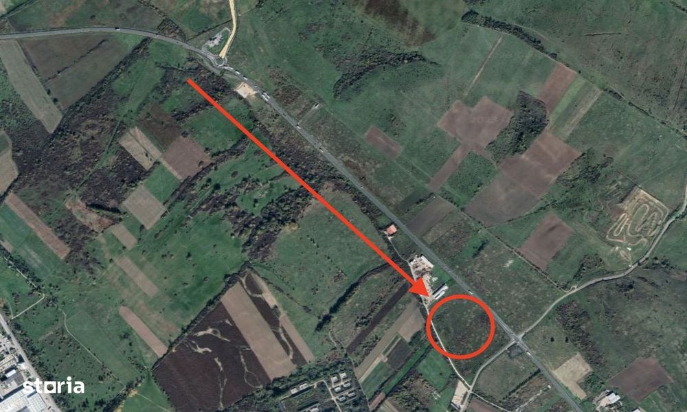 Teren la Centura pe partea cu orasul