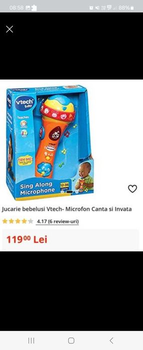 Microfon VTECH impecabil