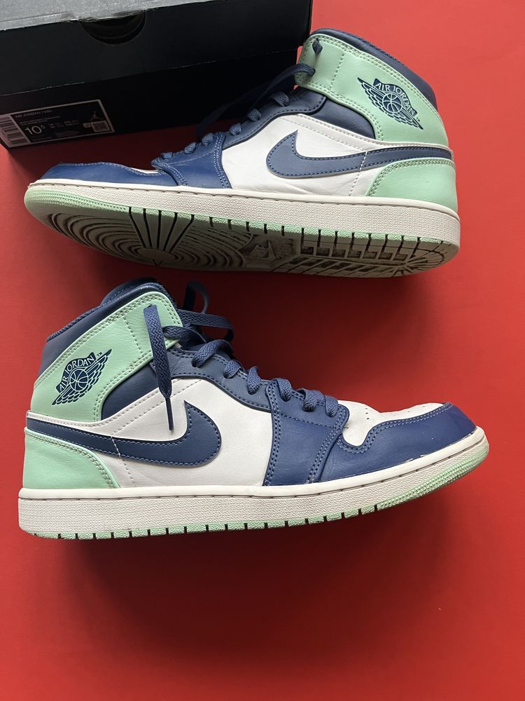 Air JORDAN 1 Mid “Blue Mint”  44.5 / Оригинал