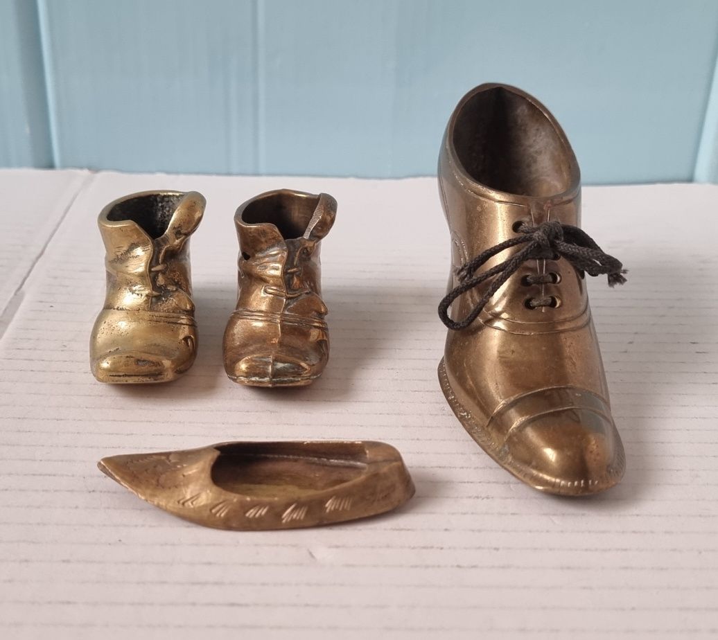 Set ghete/ pantof/ papuci din bronz-alamă