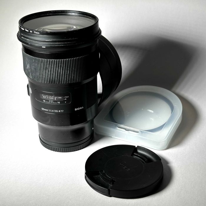 Obiectiv Sigma 50mm f/1.4 DG DN Art (montură L-Mount) + filtru star