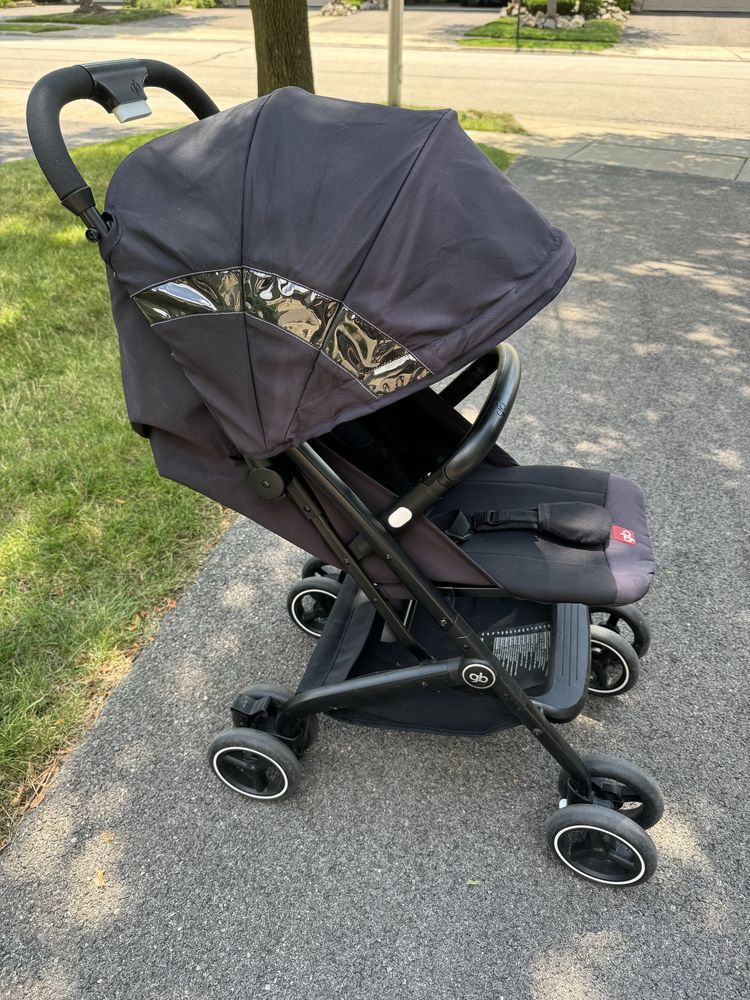Бебешка количка GB Qbit + All Terrain Velvet black