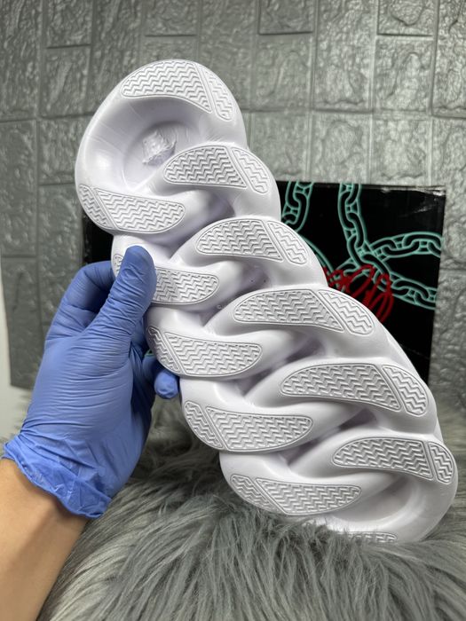 Versace Chain Reaction White Black Alb Negru Cutie