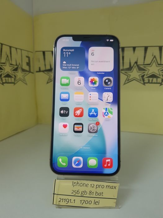 Iphone 12 pro max(m1) staramanet