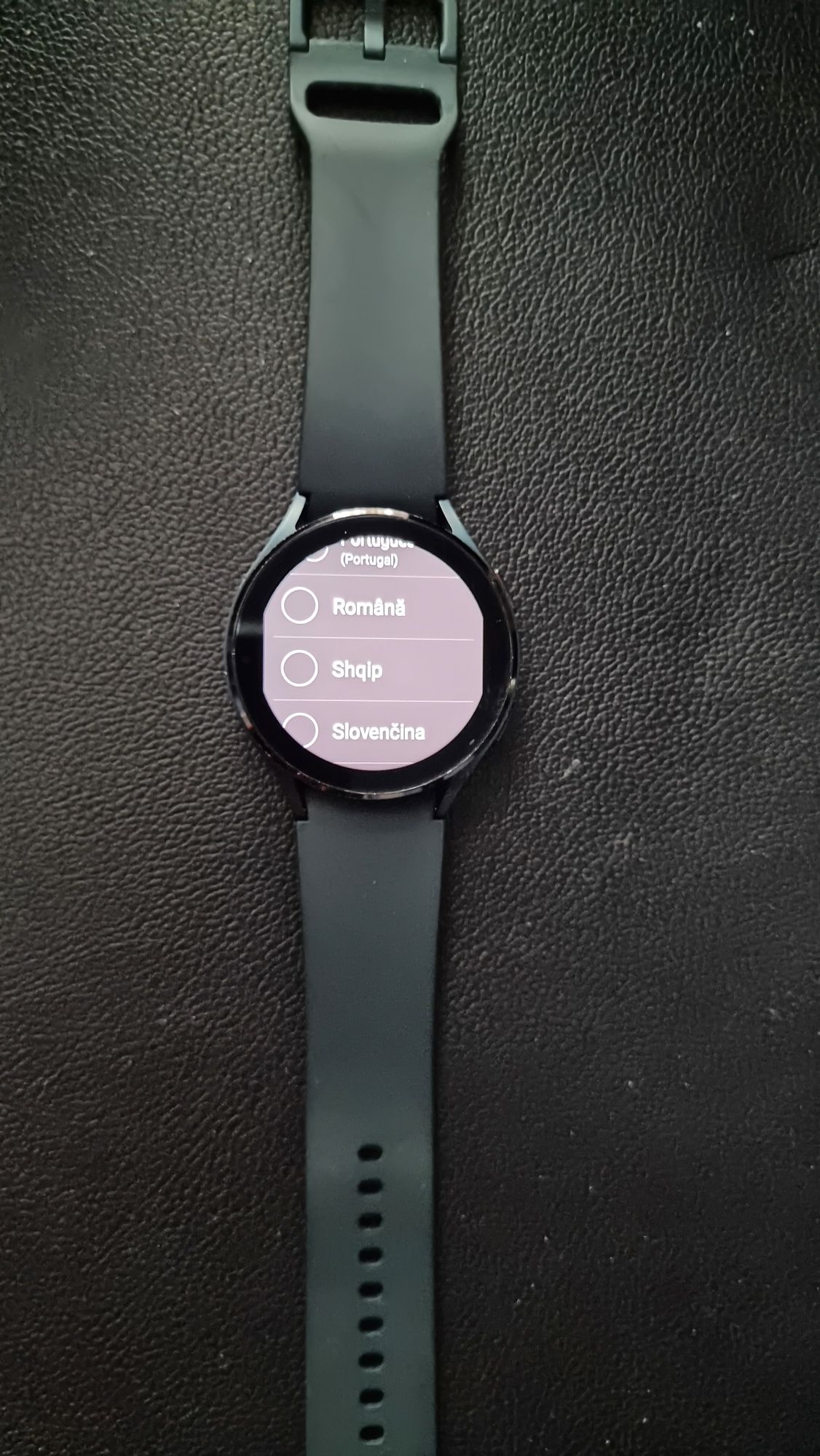 Ceas smartwatch Samsung Galaxy Watch4, 44mm, LTE, GREEN, în garanție