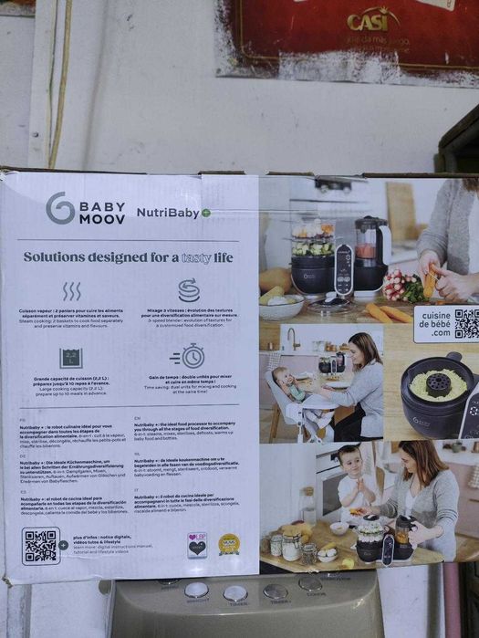 Robot multifunctionaln 5 in 1 Babymoov Nutribaby Plus