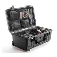 Peli Case 1510 Troller Rigid Foto + organizator capac - Hard Case