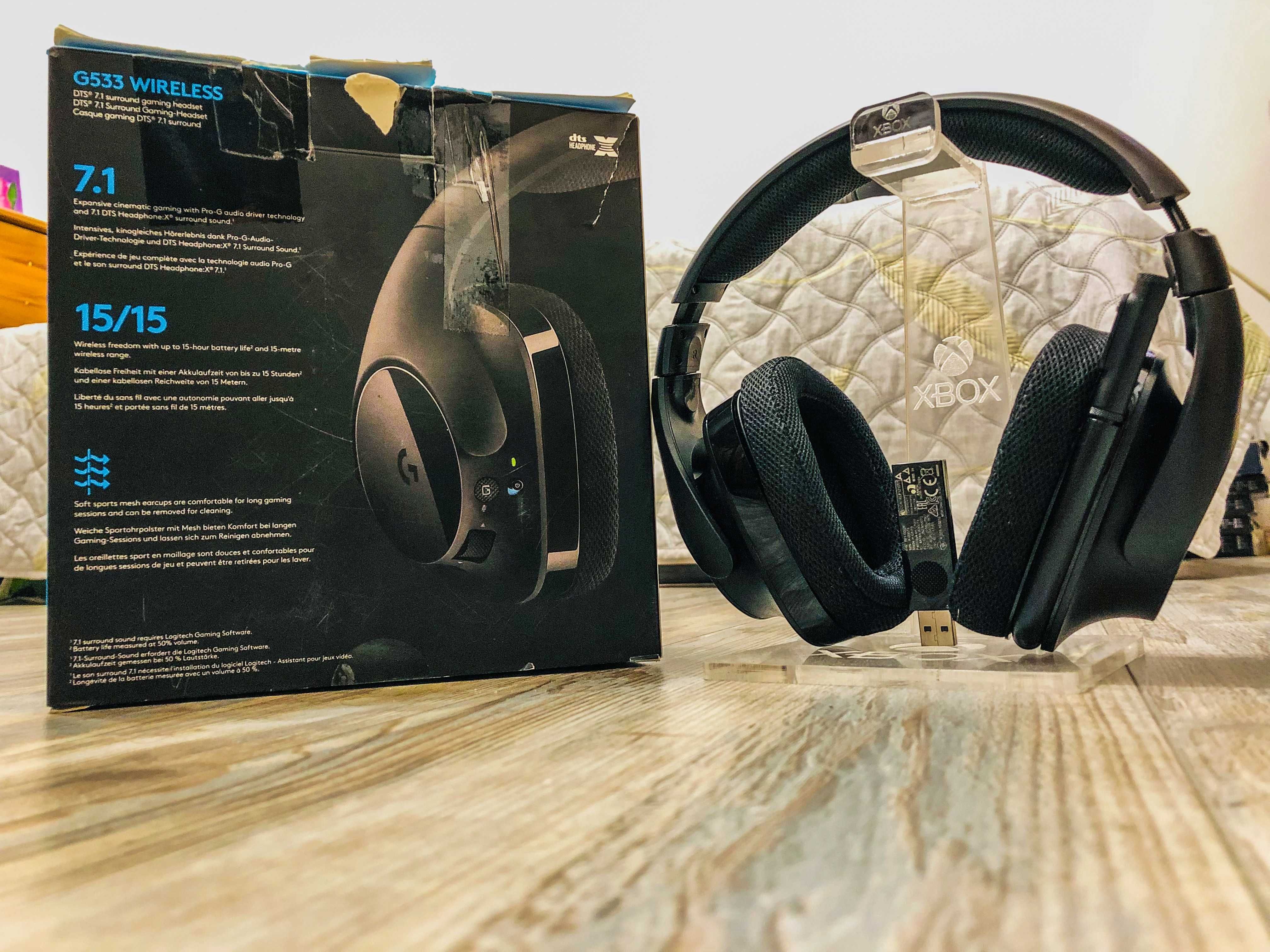 Logitech g533 wireless gaming headset / Безжични гейминг слушалки