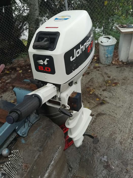 Мотор за Лодка-Извънбордови двигател, марка-Johnson-8кс