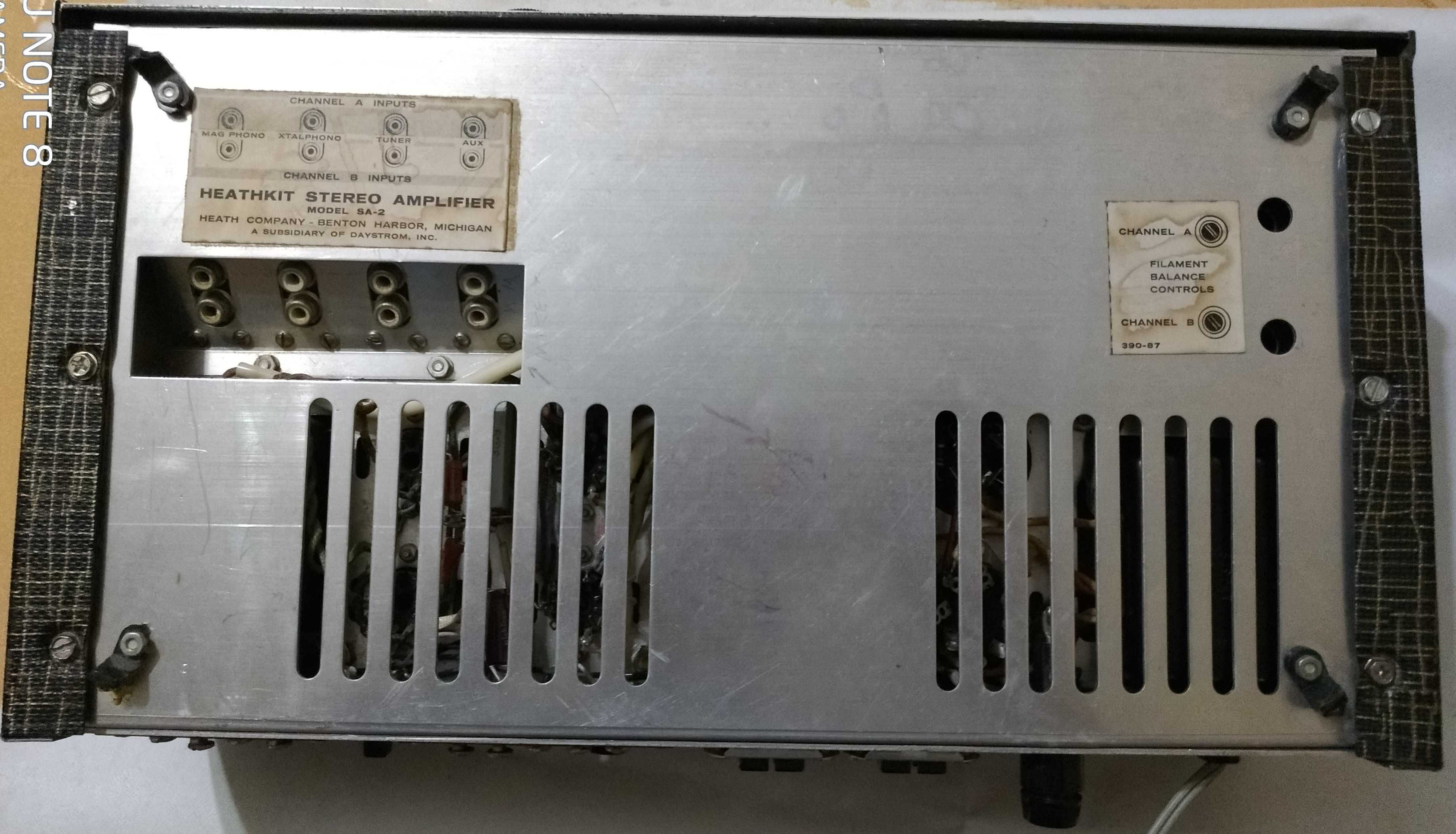 Ламповый стереофонический усилитель Heathkit SA-2 (оригинал, США)