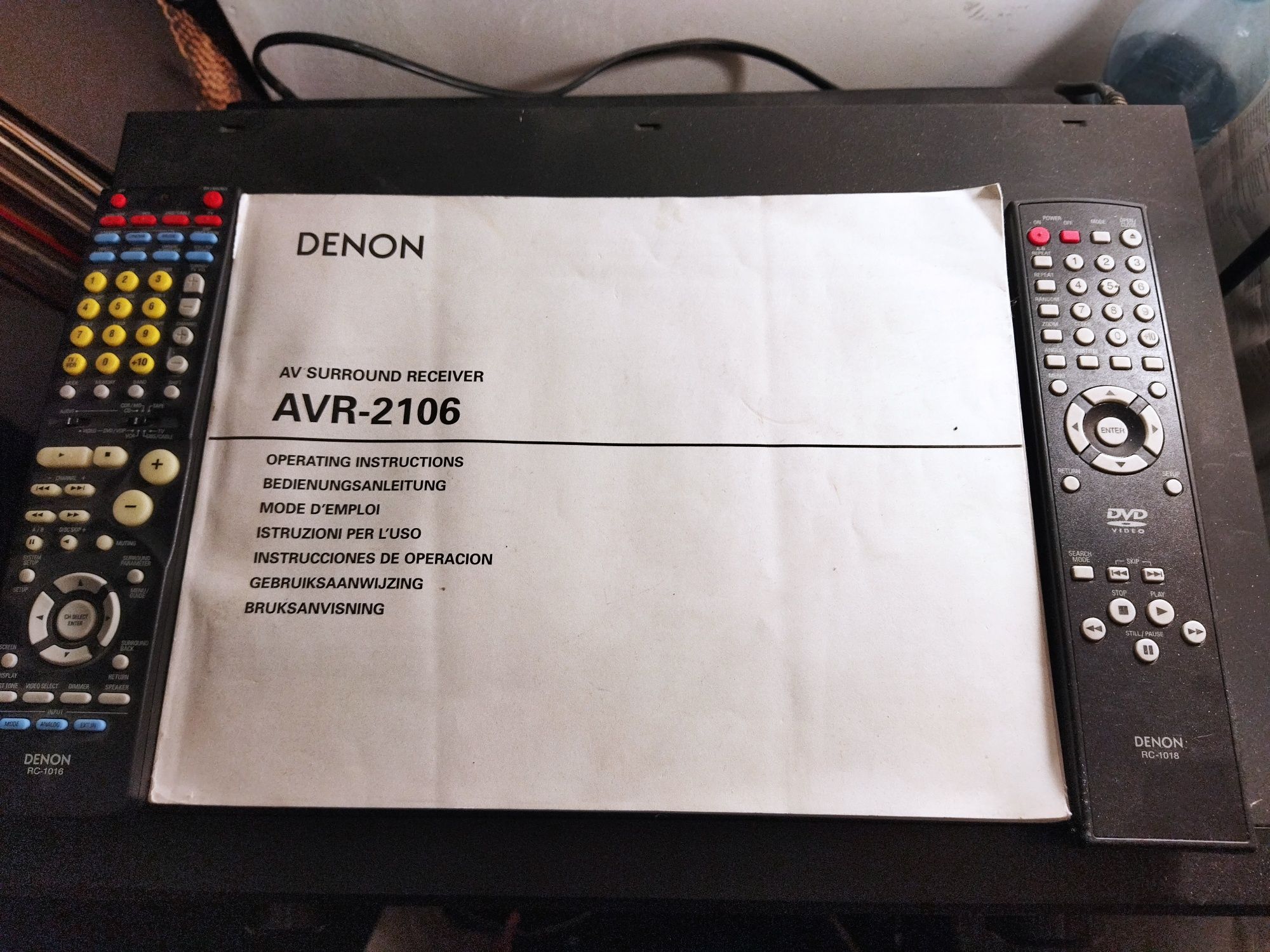 cd 3+1;Denon DVD-1910; Denon AVR 2106 - DVD 1730