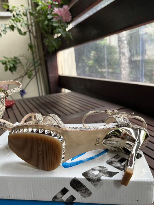 Sandale elegante piele naturala,animal print