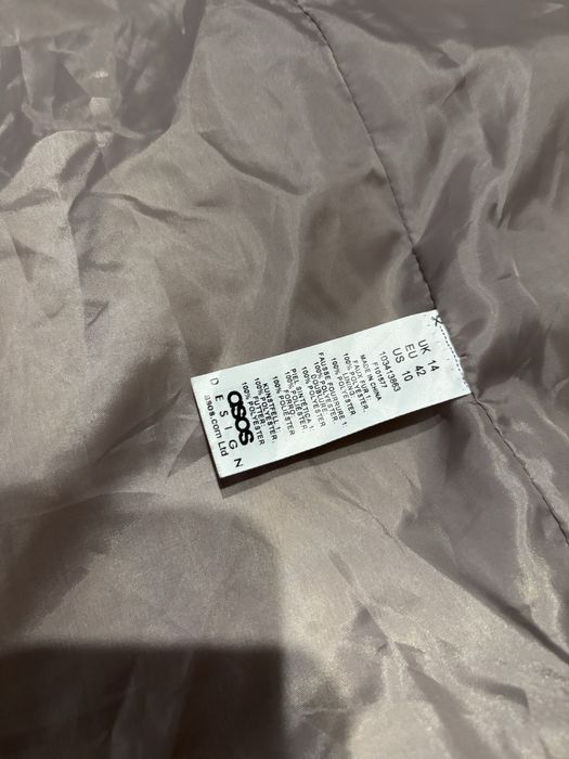 Geaca/palton/blana gri dama Asos, XL