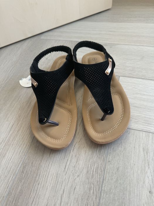 Sandale negre Ashley Blue