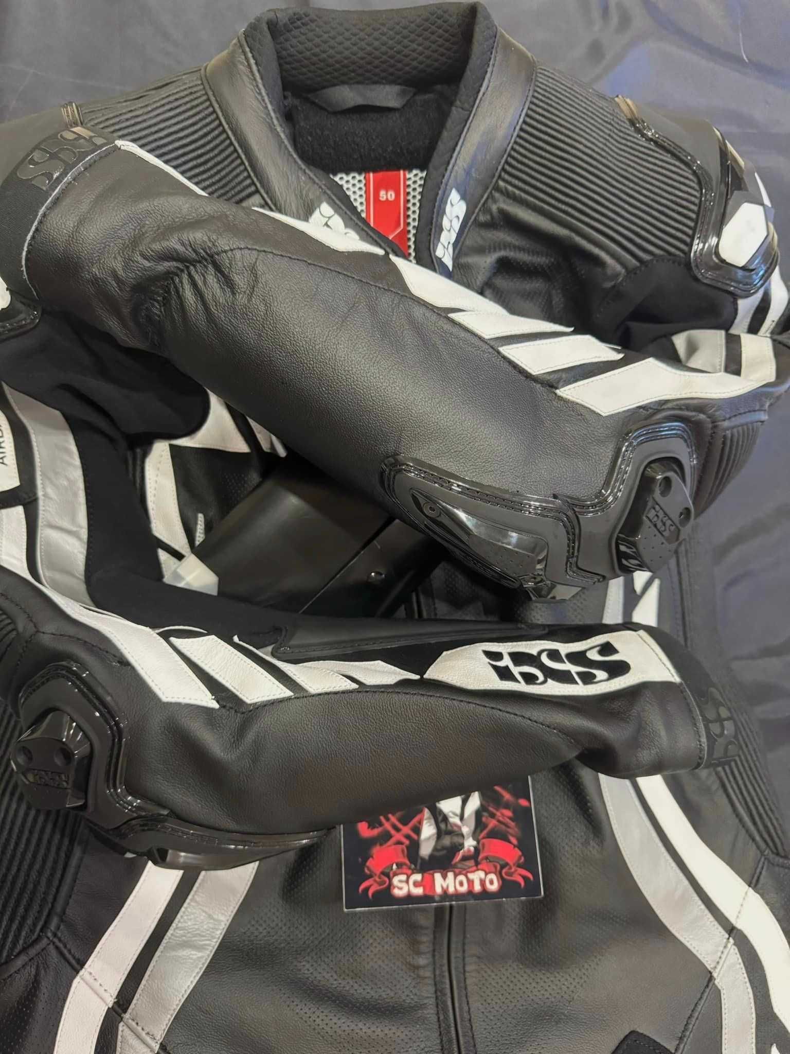 НОВ Кожен мото екип IXS RS-800 номер 50 Цял