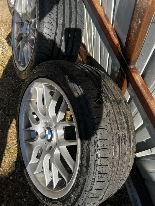 Jante bmw pe 17 inch cu cauciucuri de vara