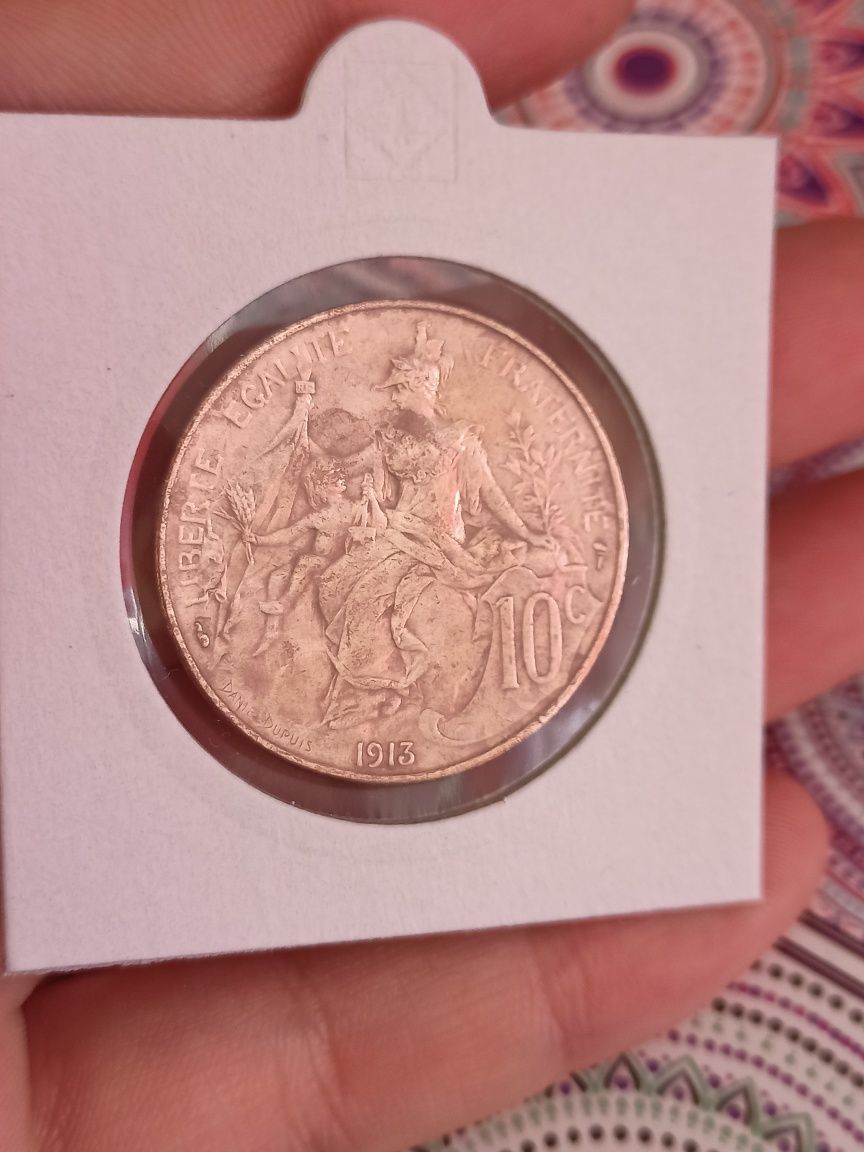 10C centimes france franta centsimi centime centi monede vechi antic