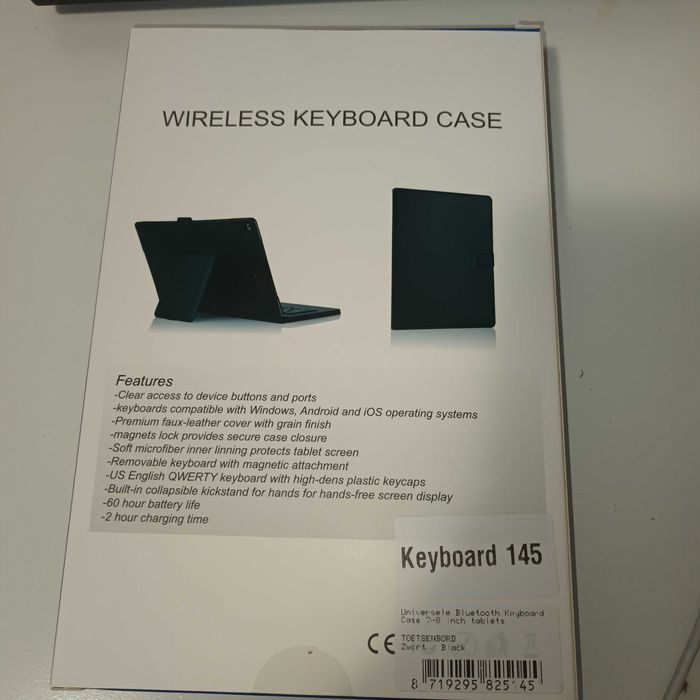 Husa cu tastatura Wireless universala detasabila pentru tableta 7"-8".