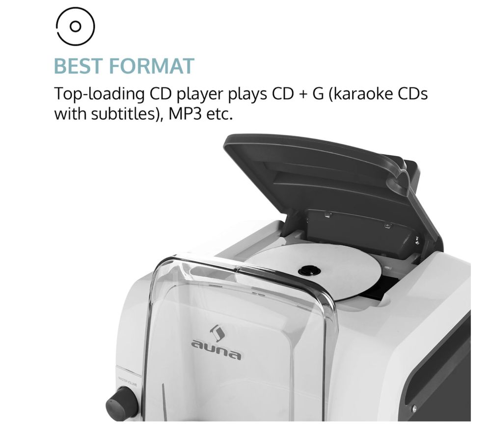 Караоке,Bluetooth, Wireless USB CD Светлинно и водно шоу Два микрофона