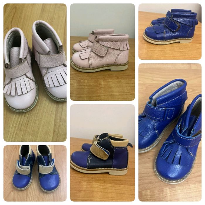 Детская новая кожаная обувь