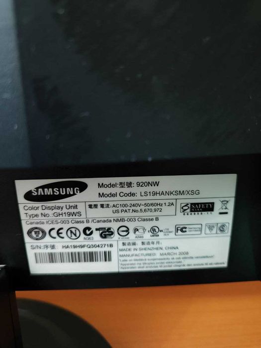 Монитор Samsung SyncMaster 920NW