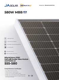 Panou fotovoltaic Bifacial Ja-Solar 560W