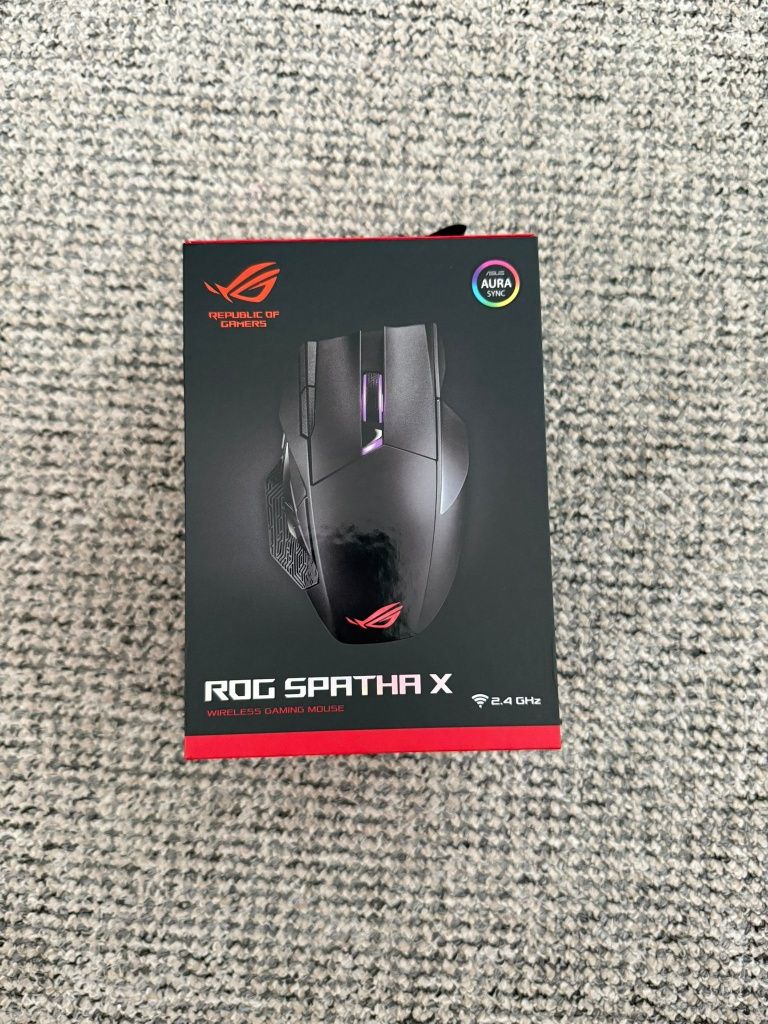 Mouse gaming ASUS ROG Spatha X Wireless Sigilat