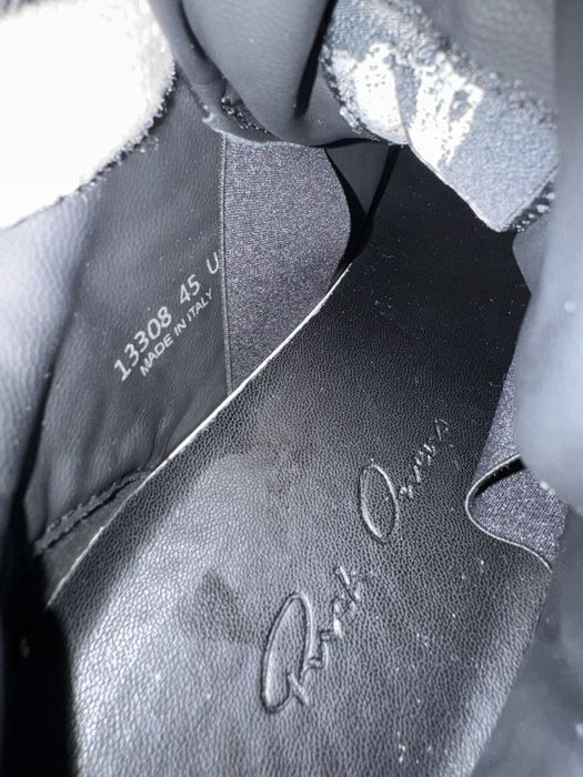 Rick Owens Gray Concordians Jumbolace