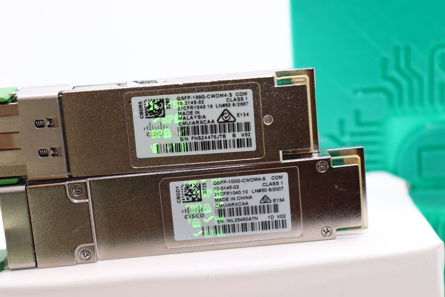 Transceiver/Modul Optic Cisco 100Gbase QSFP-100G-CWDM4-S 2Km SMF LC