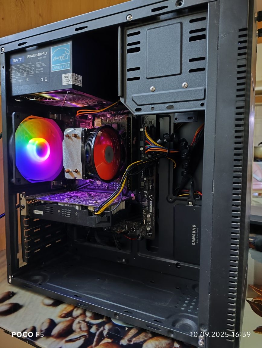 Шустрый игровой компьютер (кейс) i3 10100,SSD 1tb,,VideoDDR5