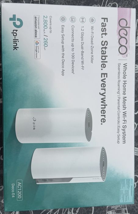 Чисто нови с гаранция TP-Link Deco E4 meah wi-fi