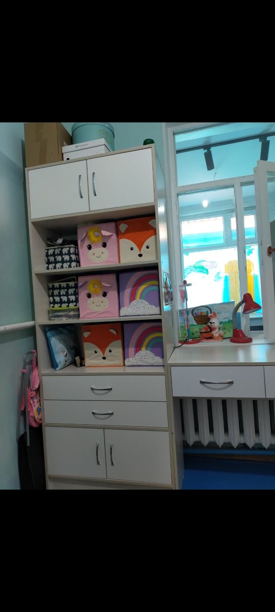 Шкаф набор для детской комнаты пенал стеллажи стол