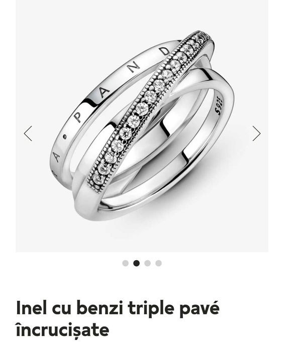 Inel Pandora, marime 50, nou.