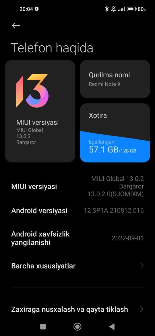 Redmi Not 9 idialni