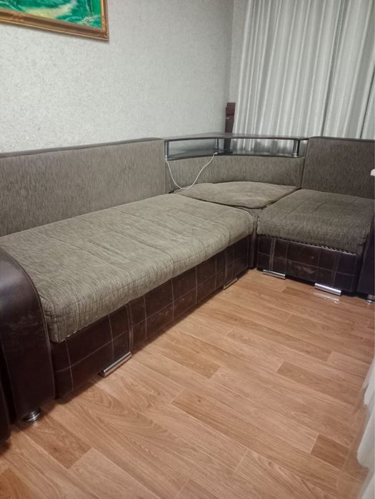 Диван и кресло угловой
