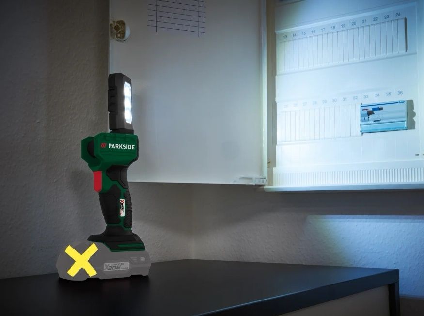 акумулаторен лед фенер Парксайд /Parkside