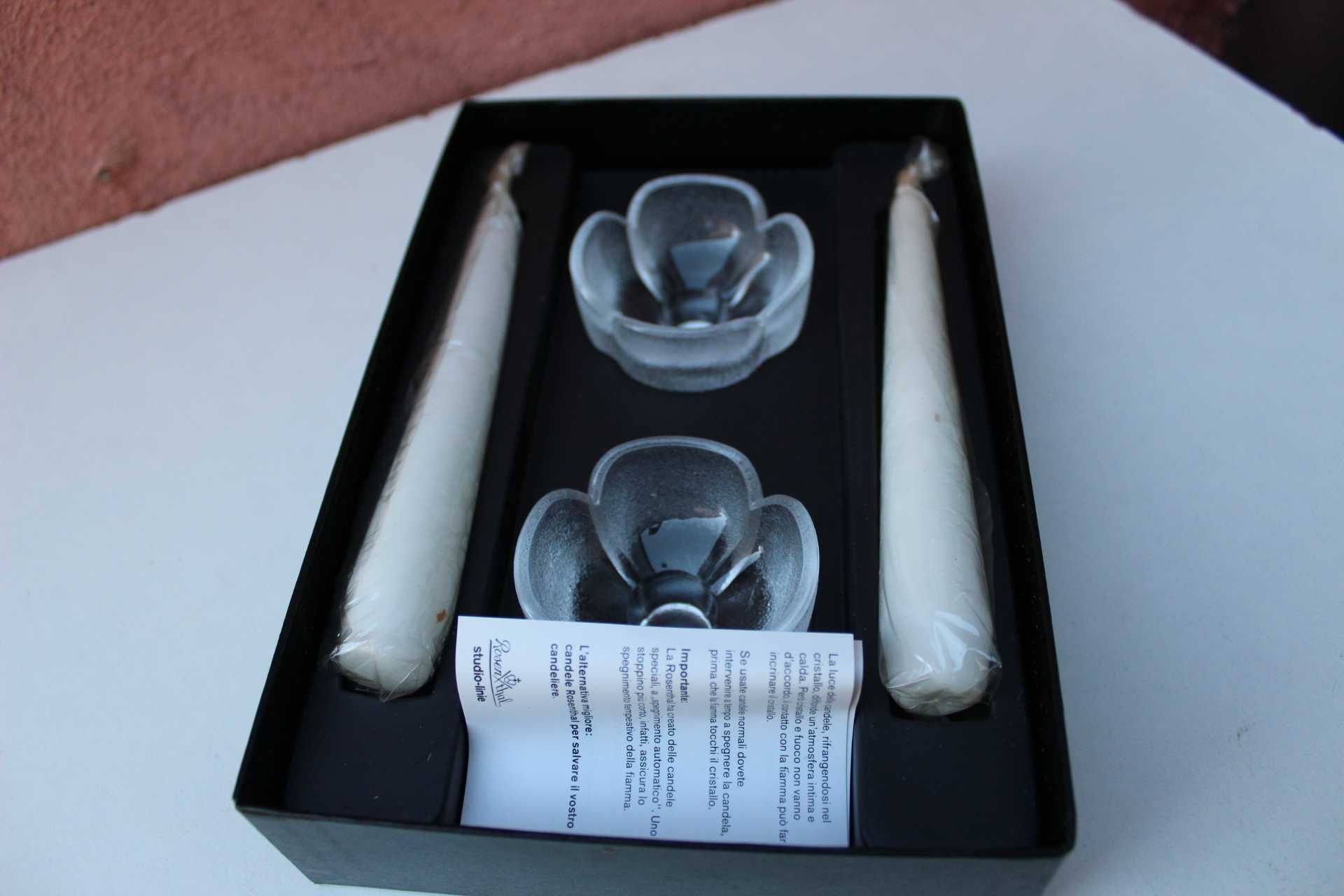 Set de colectie suport lumanare ROSENTHAL, B. Wiinbald, NOU in cutie