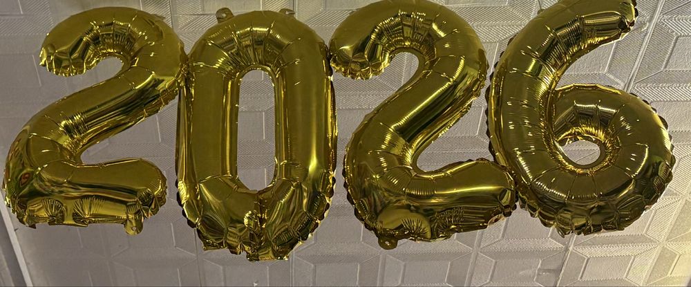 Цифры  в серебре и золоте