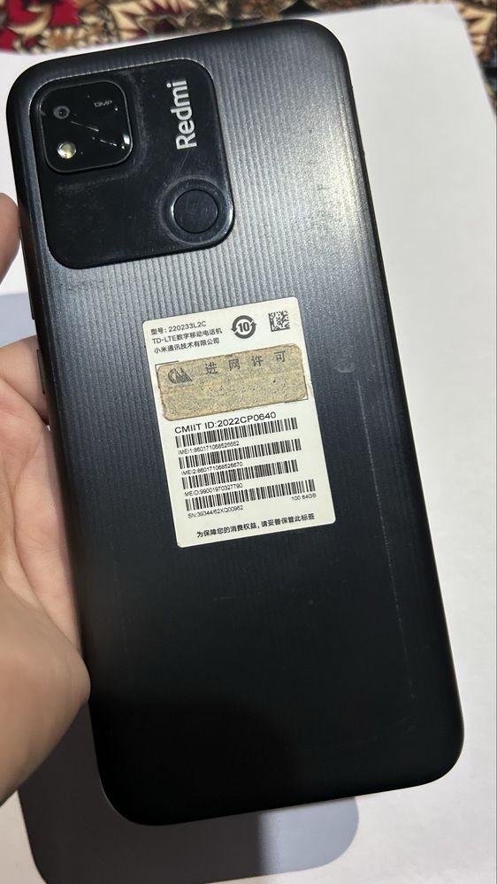 Redmi 10 A.xotira 64Gb’xolati yangi,2 ta sim karta