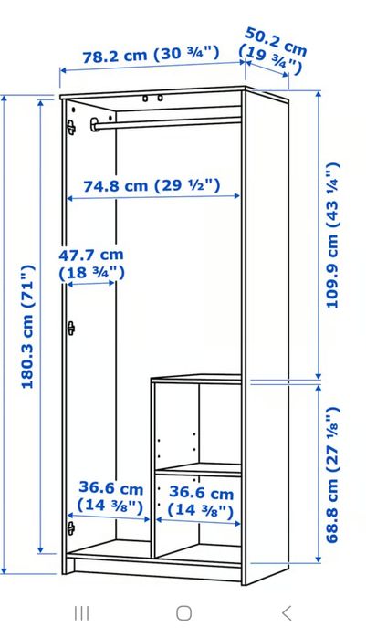 Dulap Ikea 2 si 3 usi