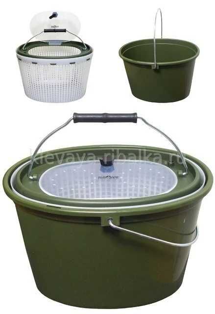 КАН ДЛЯ ЖИВЦА 5 ЛИТРОВ — С сетчатой вставкой и крышкой!