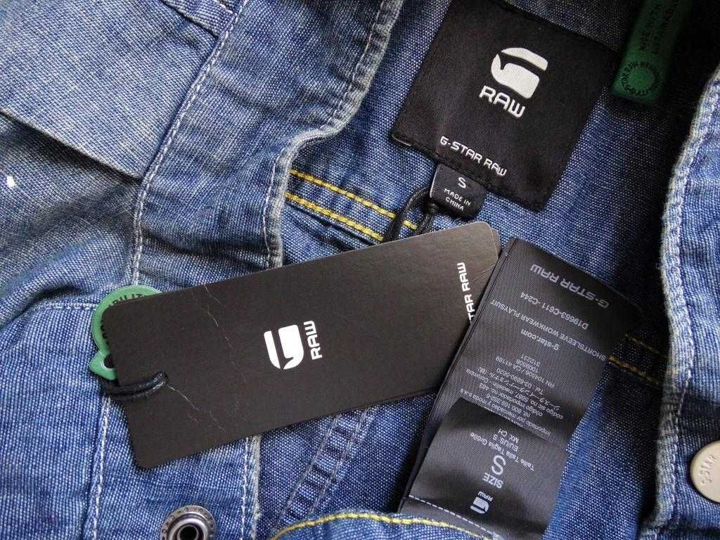 Нов с Етикет G-star raw Дамски Дънков Летен Гащеризон