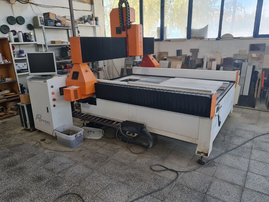 CNC рутер 7.5kw,серво мотори