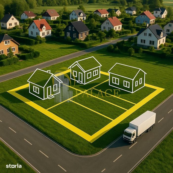 Teren, 1.000 mp, pentru construire casa, in zona rezidentiala Miroslav