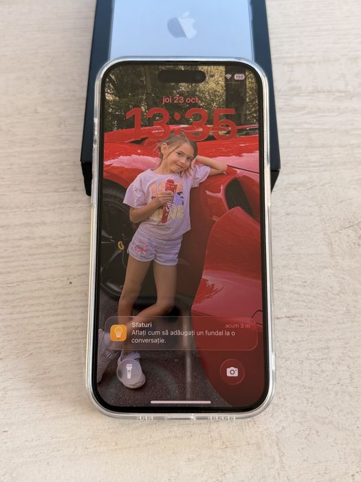 Iphone 14 PRO 256 GB  in cutie impecabi husa  noua cump de Nou