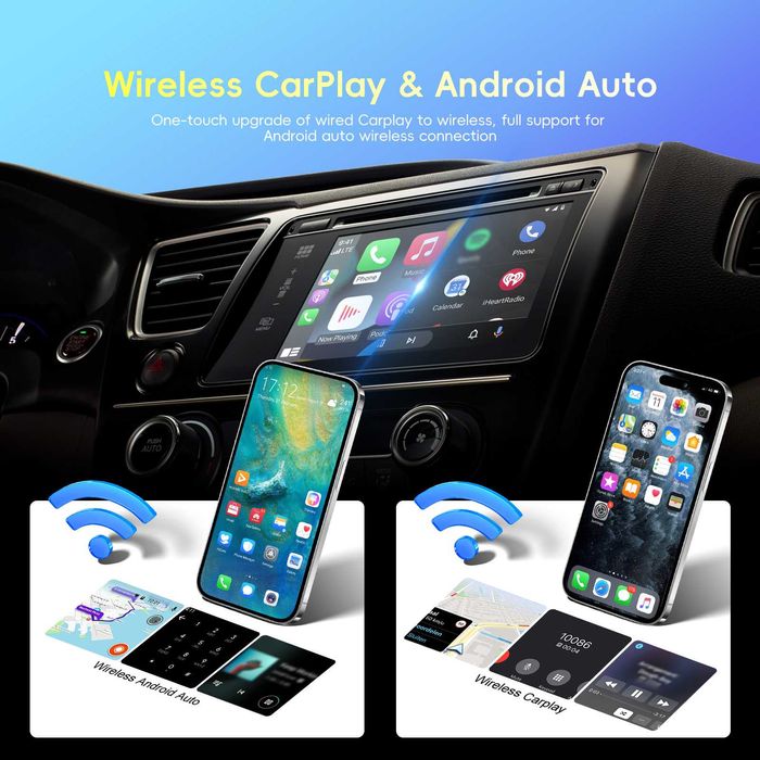 Adaptor Wireless Auto Carplay Sonorix A4390, BT 5.0, Wi-fi 5.8GHZ