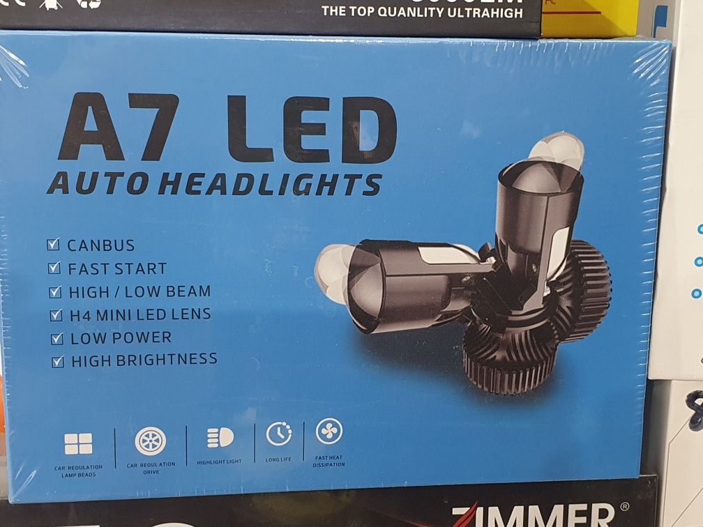 A7 LED Lupa H4..