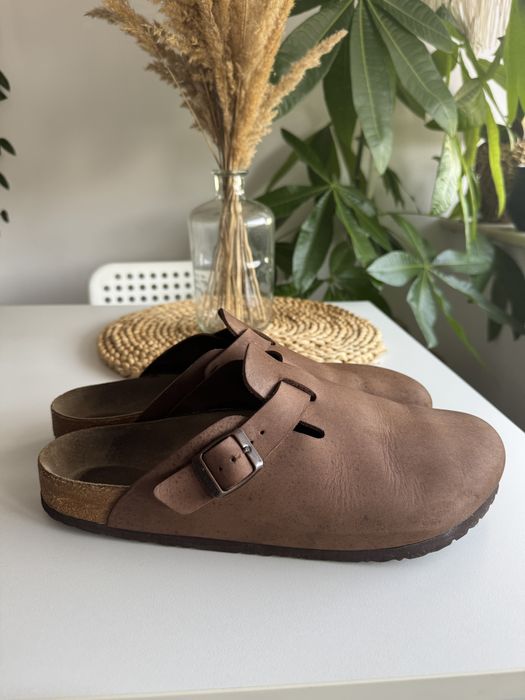 Saboti Birkenstock Boston piele