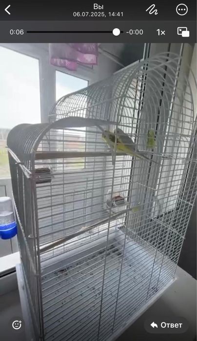 Продам клетку новая пользовались месяц
