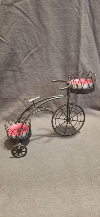 Свещник "Винтидж велосипед"